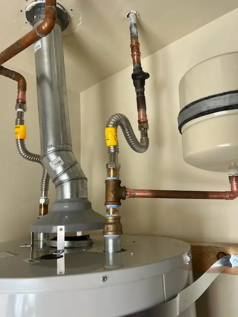 Water heater installation and plumbing repair in West Pleasant Valley